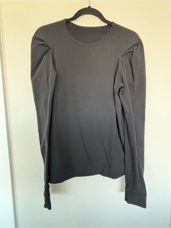 lululemon athletica Tops - lululemon athletica Black Long Sleeve w/Unique Shoulder Detail